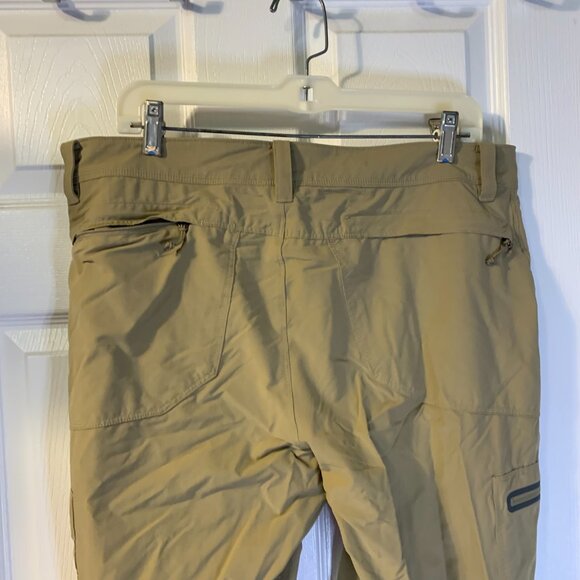 LL Bean Men's Cresta Hiking Pants Size 35 x 29 Water Resistant Nylon Stretch - Picture 4 of 6